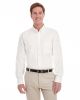 Harriton M581 Men's Foundation 100% Cotton Long-Sleeve Twill Shirt with Teflon™ 