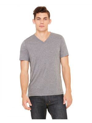 Bella + Canvas Unisex Triblend Short-Sleeve V-Neck T-Shirt