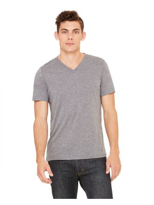 Bella + Canvas Unisex Triblend Short-Sleeve V-Neck T-Shirt