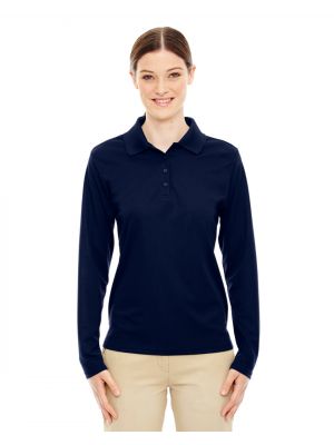 Ash City 78192- Core 365 Ladies' Pinnacle Performance Long-Sleeve Piqué Polo