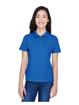 Harriton M200W Ladies' 6 oz. Ringspun Cotton Piqué Short-Sleeve Polo